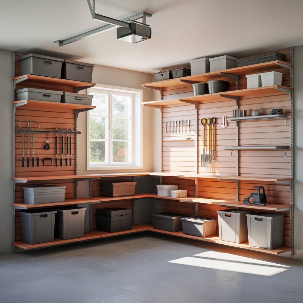 9.Vad ska du tanka pa nar du bygger en vaggfast forvaring i garage