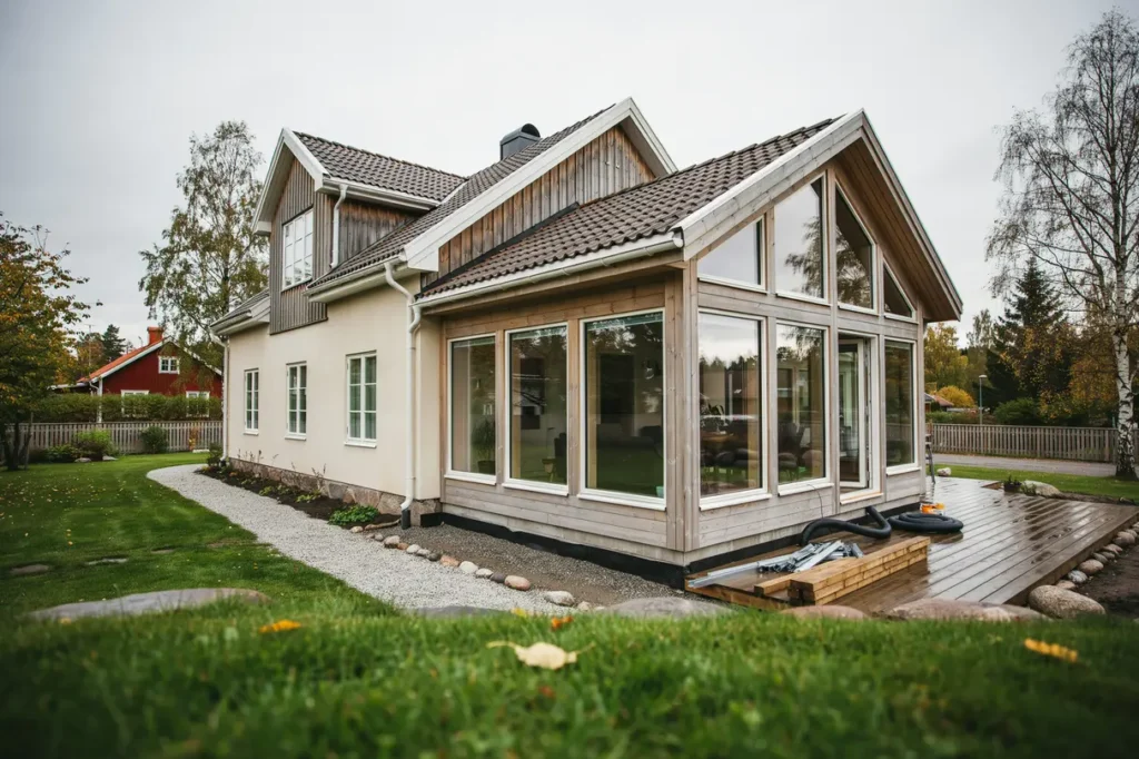 bygga uterum i villa bygglov isoleringsniv och materialval f r svensk klimatp verkan