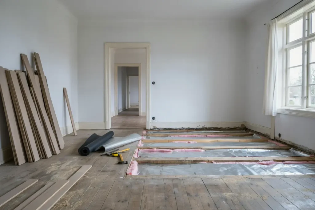 l gga om golv i villa s v ljer du r tt underlag material och metod f r ett h llbart resultat